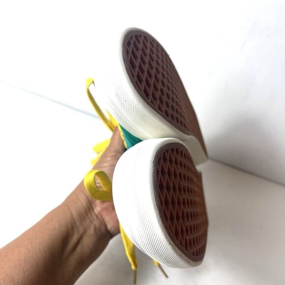 Vans Customs Old Skool Skate Shoes Multicolor Canvas Women's 8.5 Sneaker Low Top - Picture 6 of 11